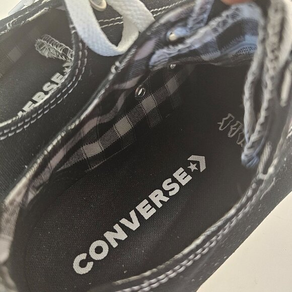 Converse Women's All Star Black Canvas Low-Top Sneakers Size 9 - Picture 8 of 11